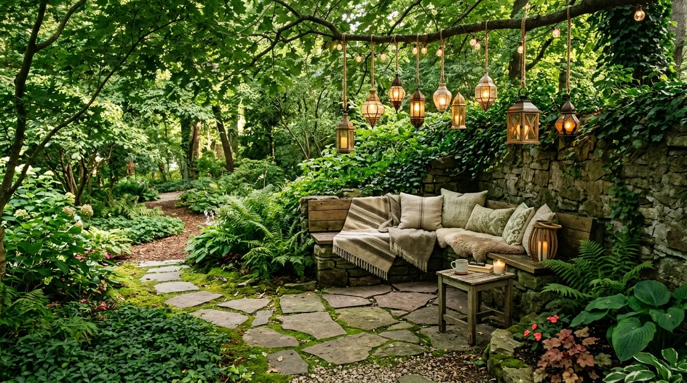 Tree Base With Seating Accent